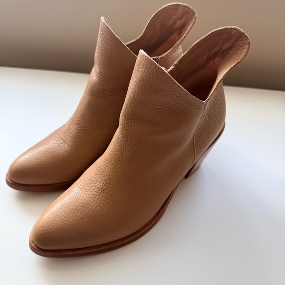 Poppy Barley The Two Point Five Ankle Boot in Leather Tan Size 8 - Picture 2 of 10